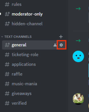 Click The Settings Icon