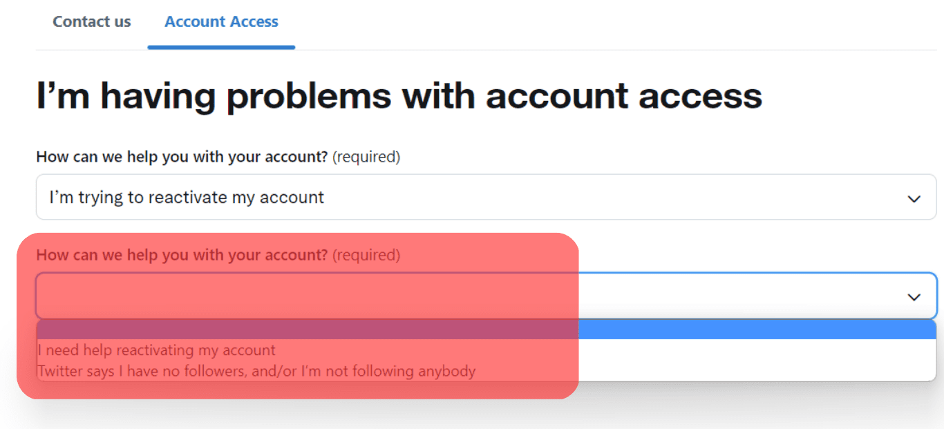 Complete The Account Access Form.