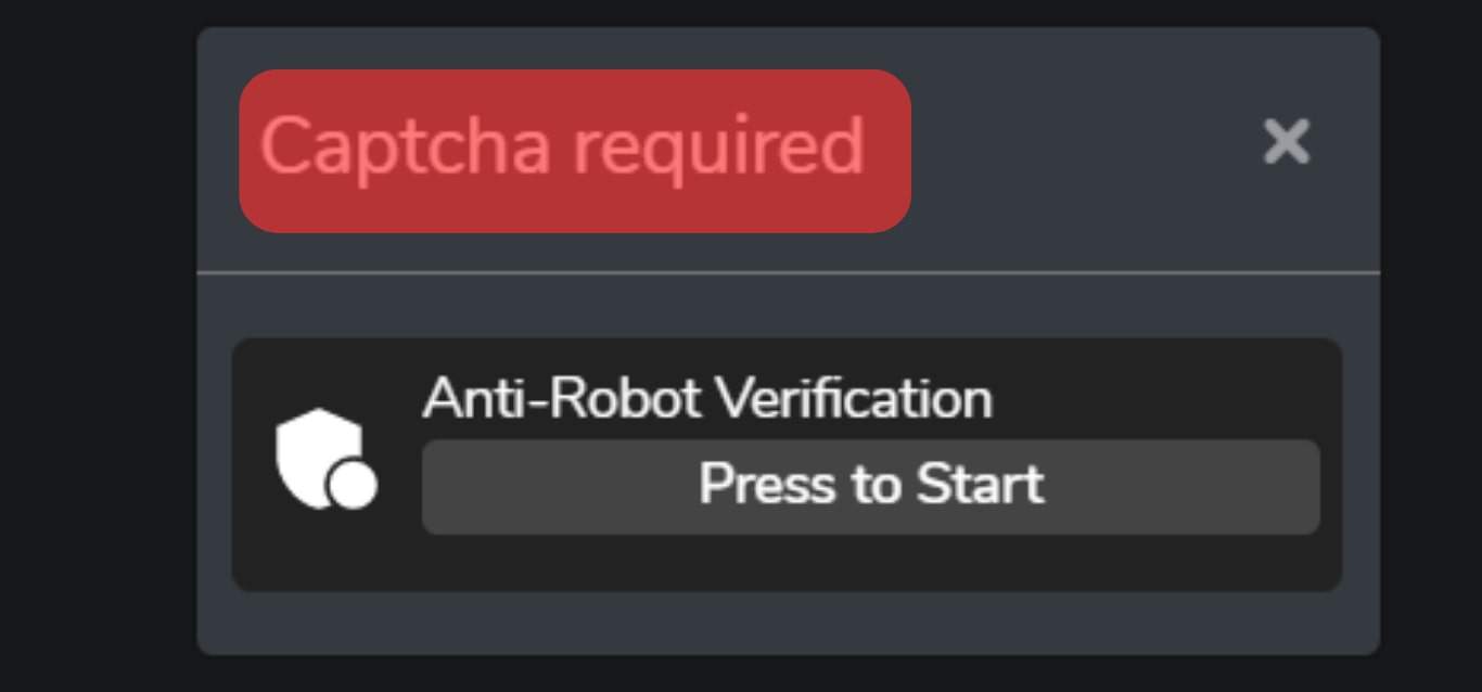 Complete The Captcha