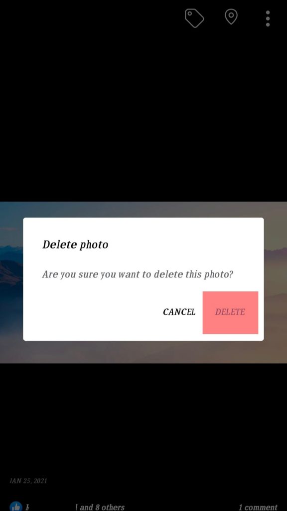 Confirm Delete Option