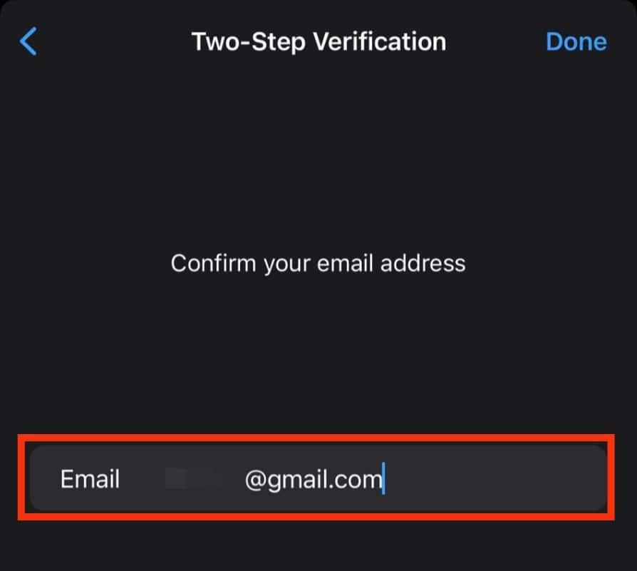 Confirm The Email On The Next Screen