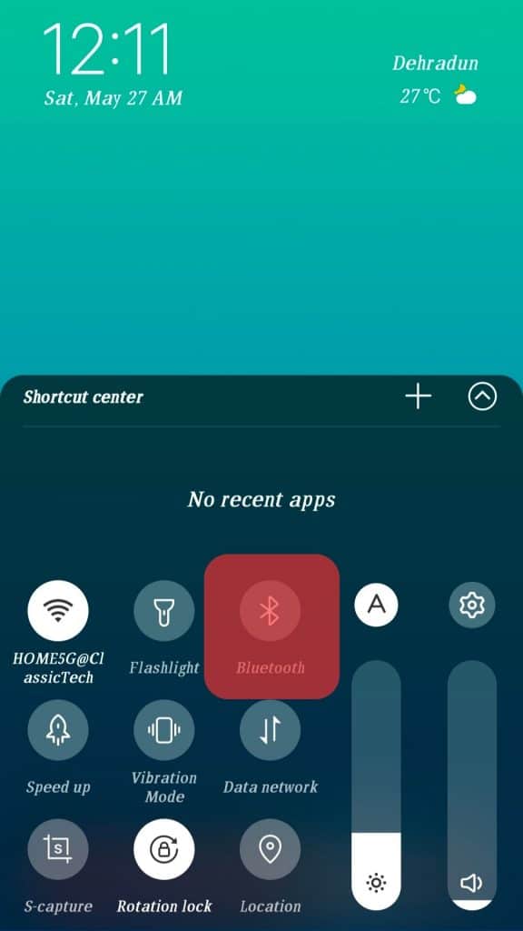 Connected Bluetooth Device Android