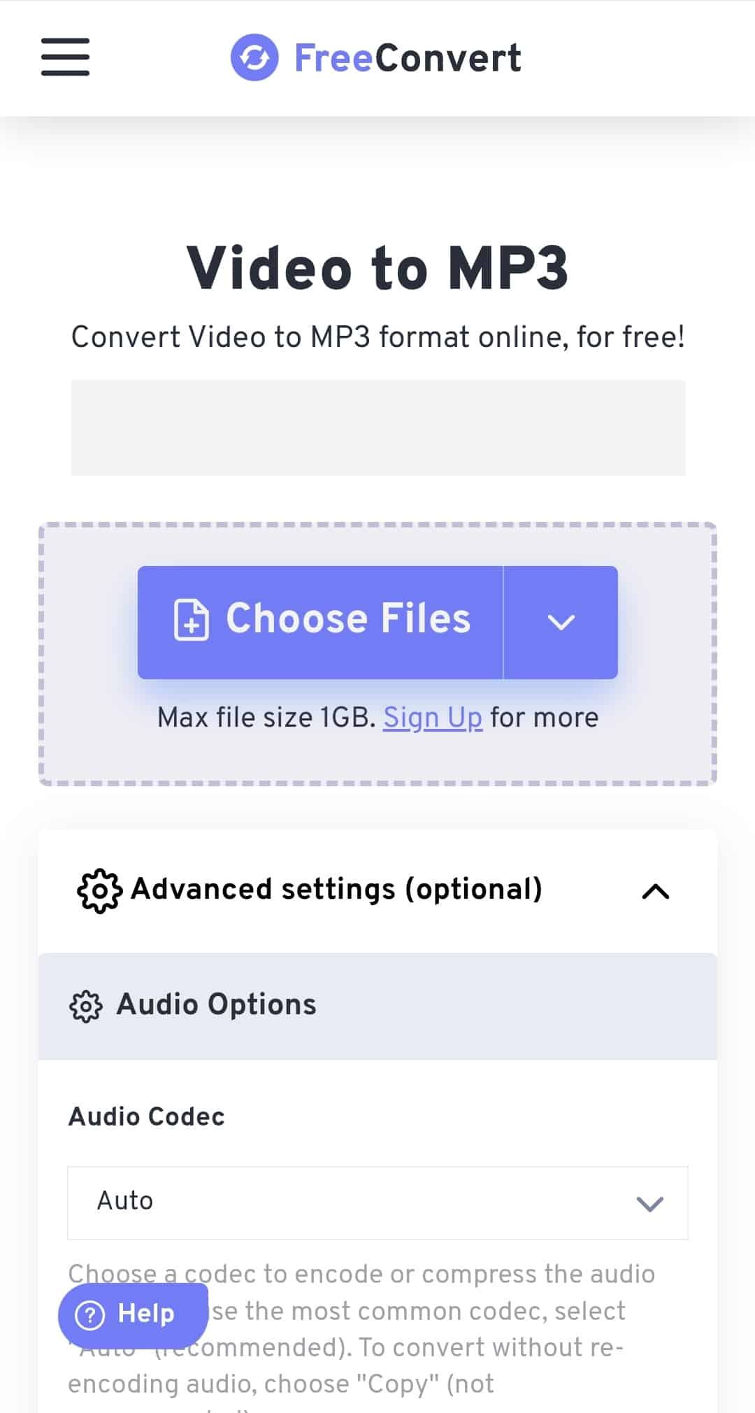 Convert The Video File To Mp3