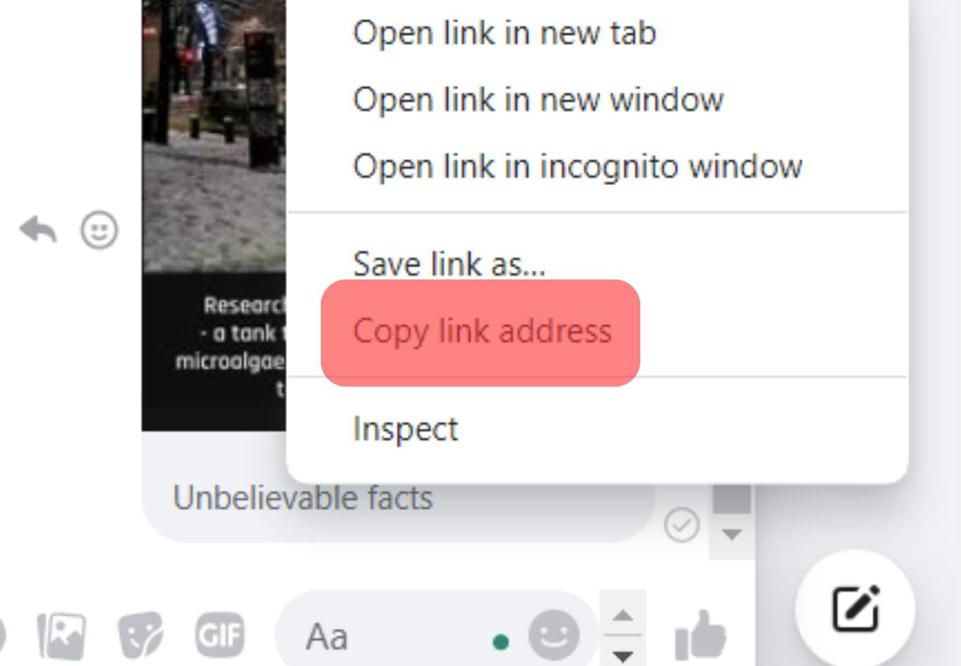 Copy The Link With A Right-Click