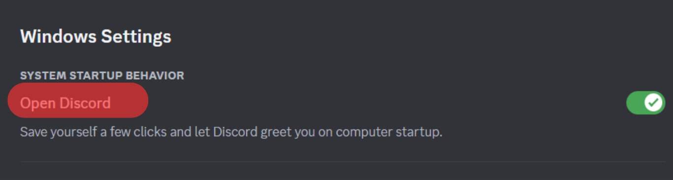 Disable Open Discord Option