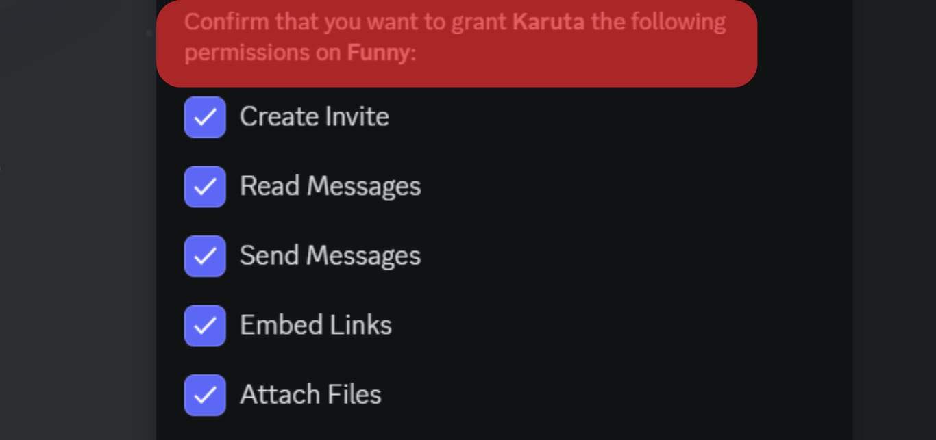 Discord Bot Necessary Permissions