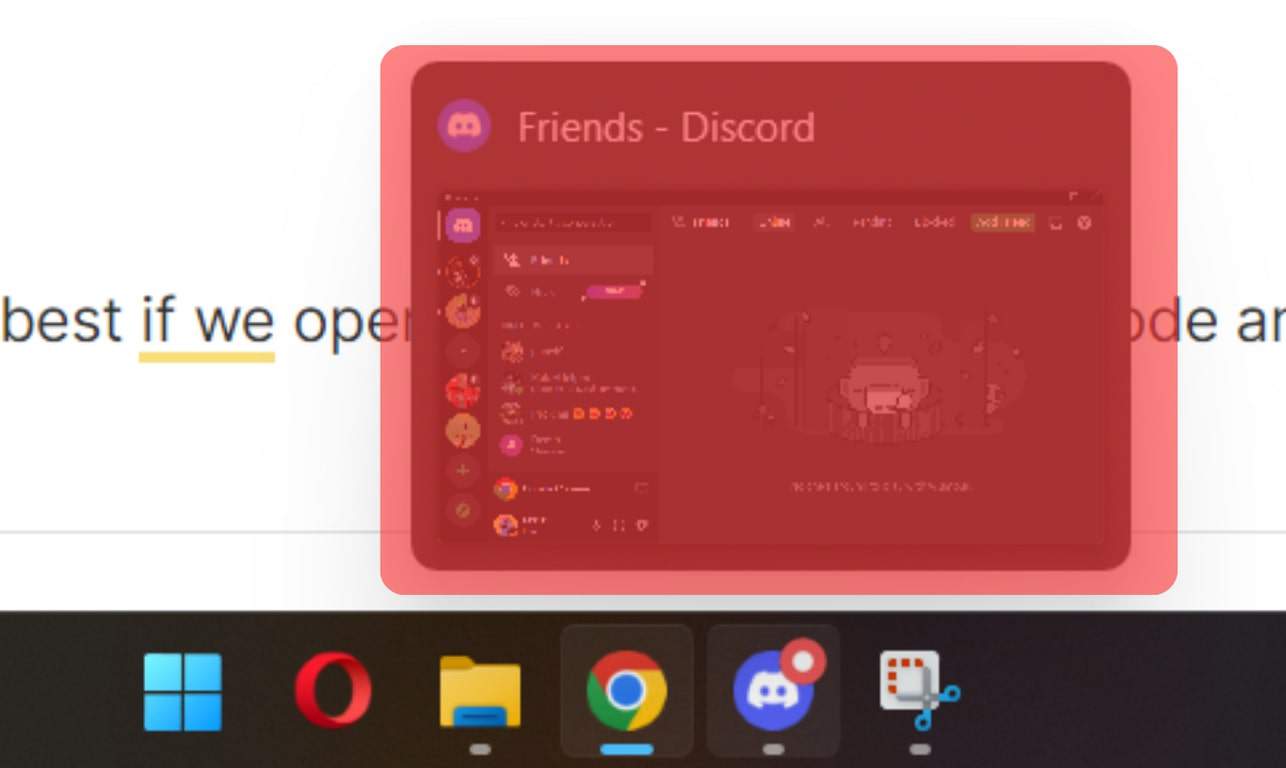 Discord Preview On Windows Taskbar