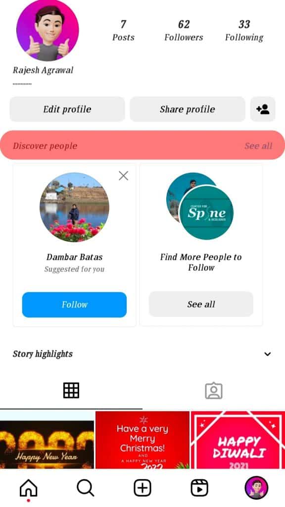 Discover People Instagram