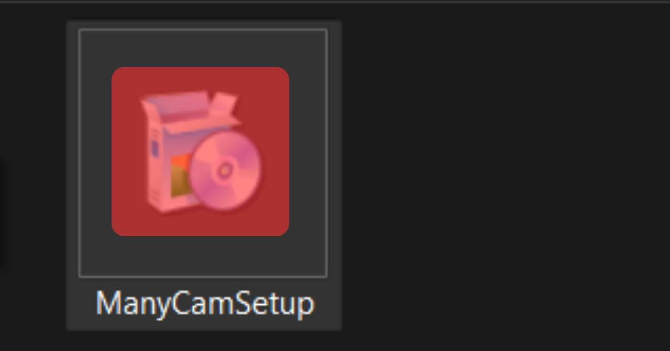 Double-Click The Manycam File To Install