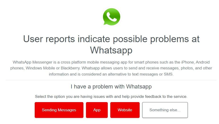Down Detect Whatsapp