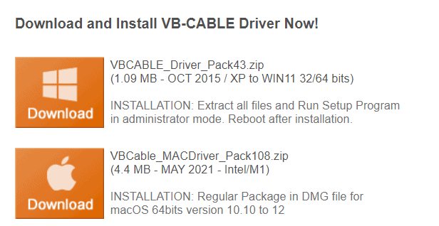 Download And Install A Virtual Cable On Your Desktop