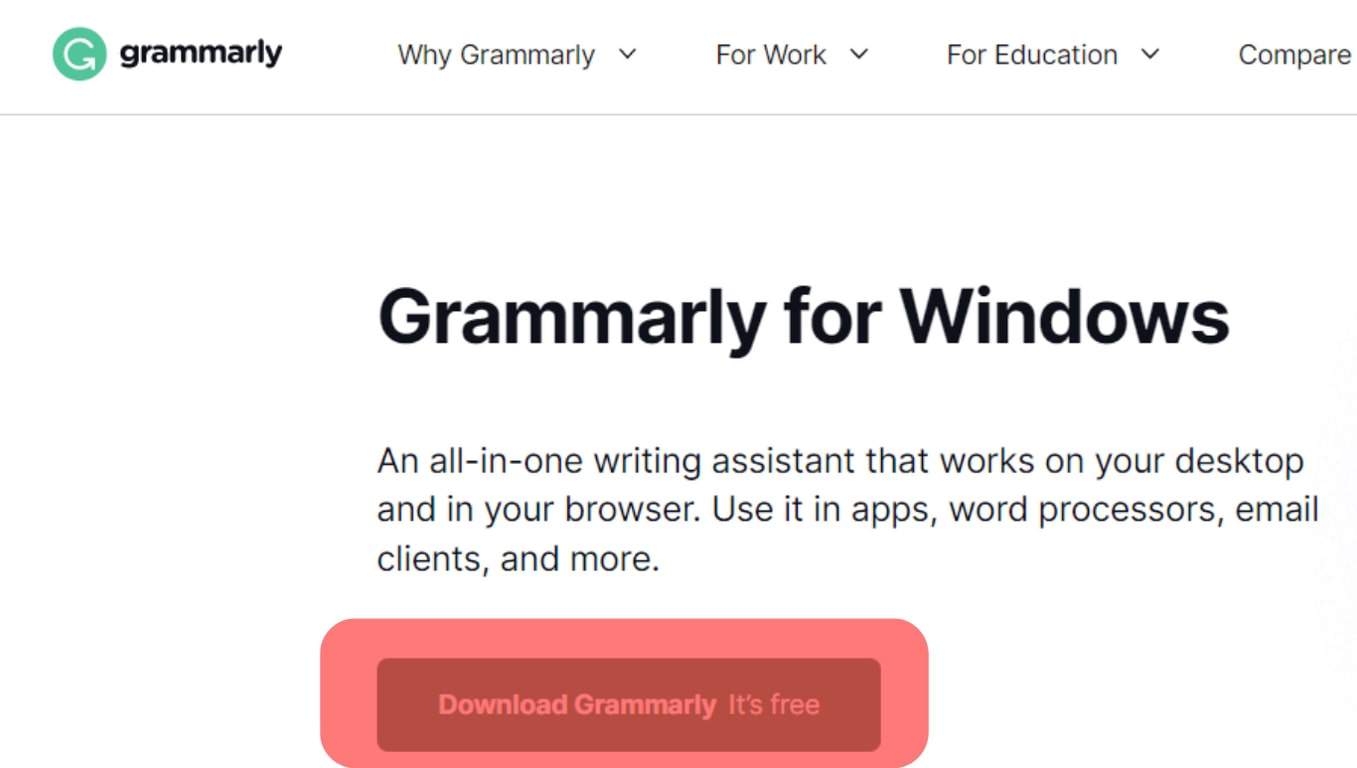 Download The Grammarly Application