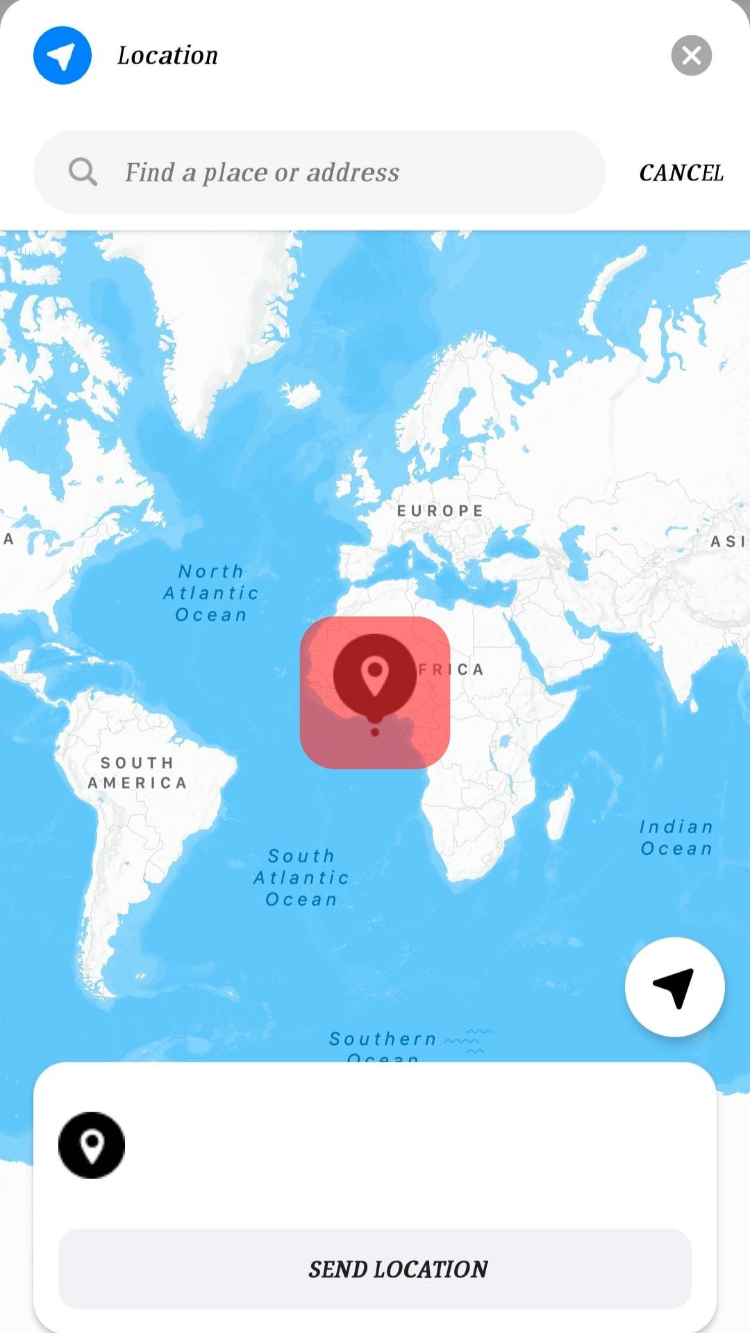 Drag The Pin On Your Location
