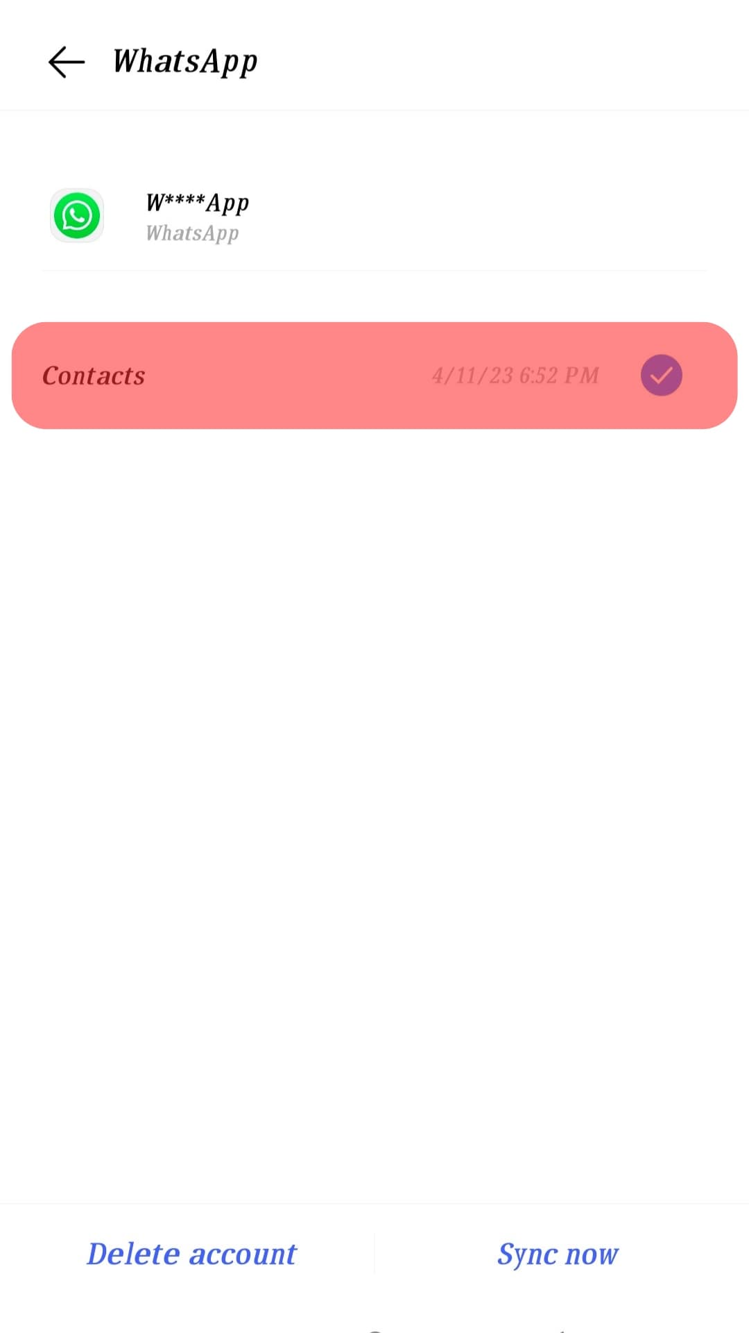 Enable The Contacts Option