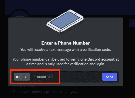 Enter The Fake Phone Number