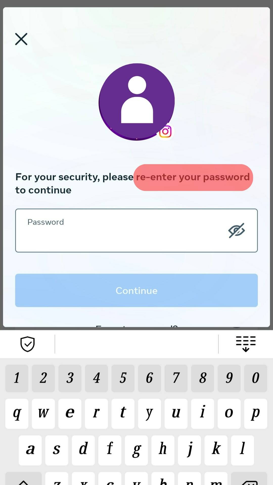 Enter Your Password To Authenticate