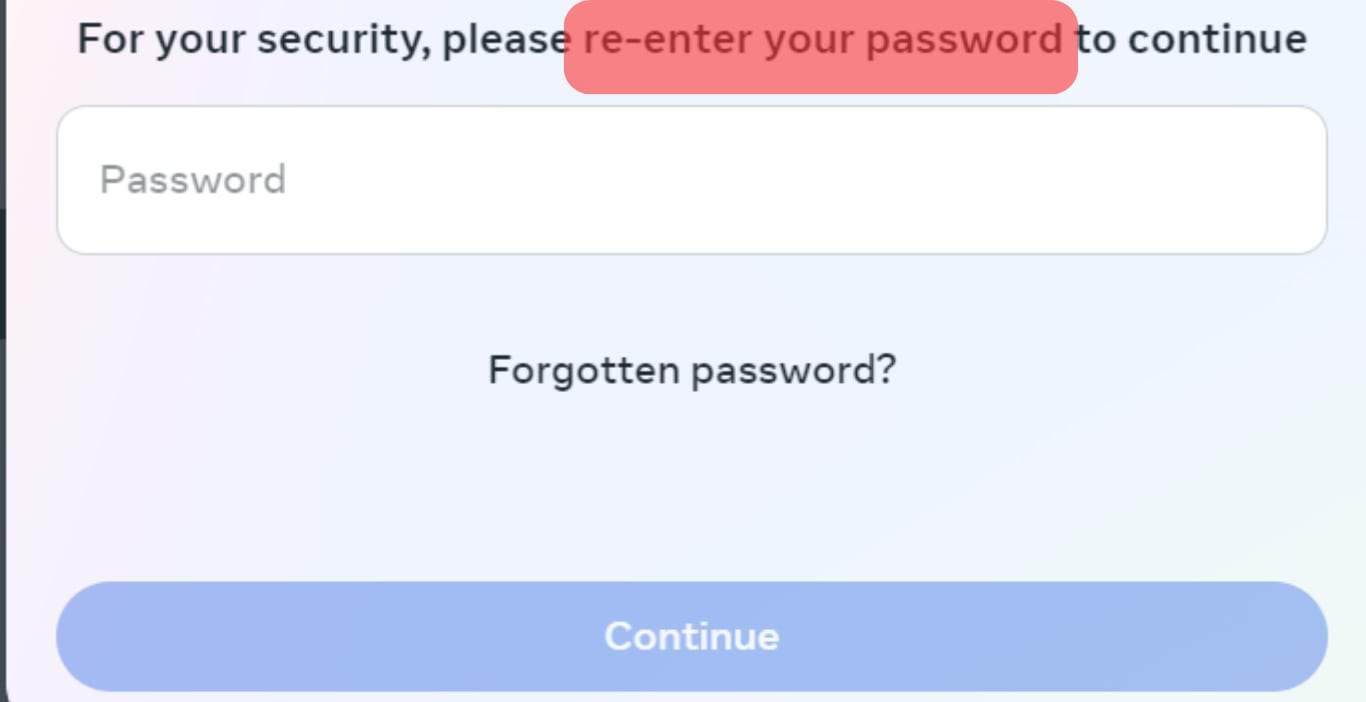 Enter Your Password And Click On Continue.
