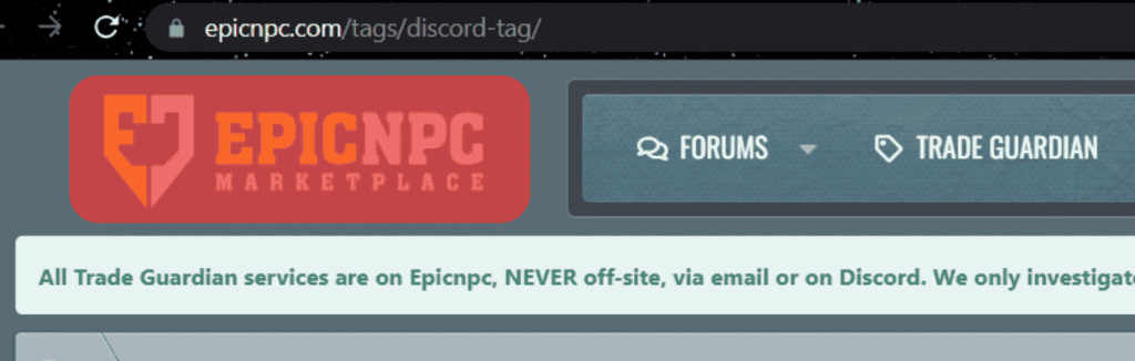 Epic Centre Forum Discord