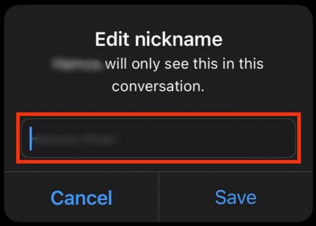 Erase The Nickname