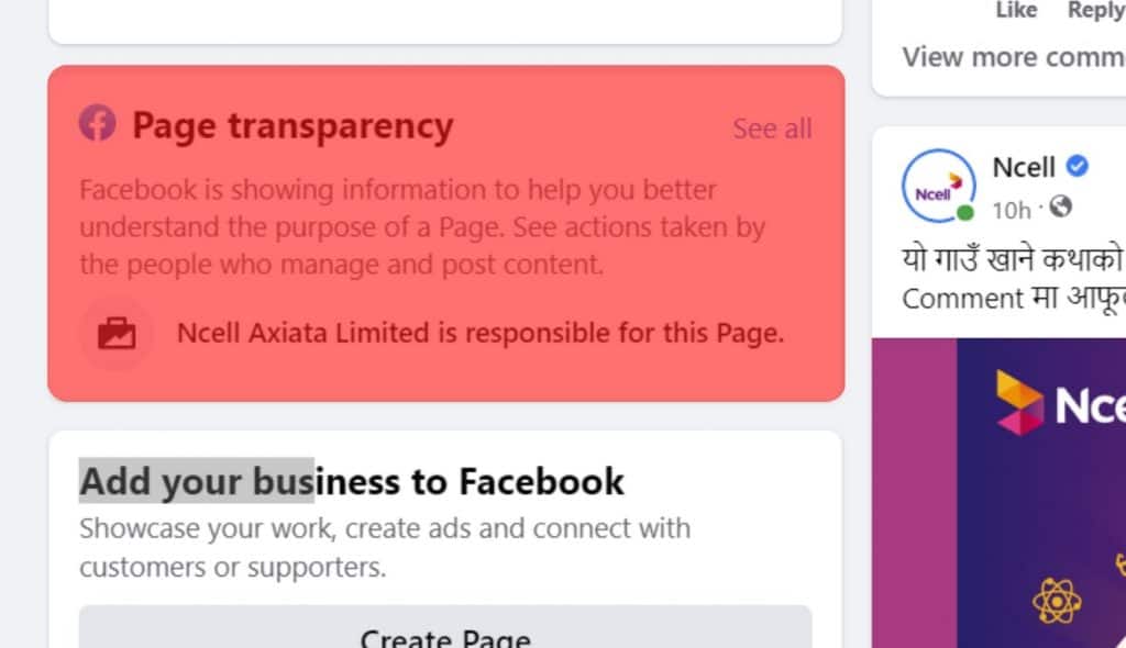 Facebook Page Transparency Tool To Trace The Owner