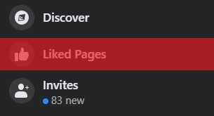 Facebook's Liked Pages Button