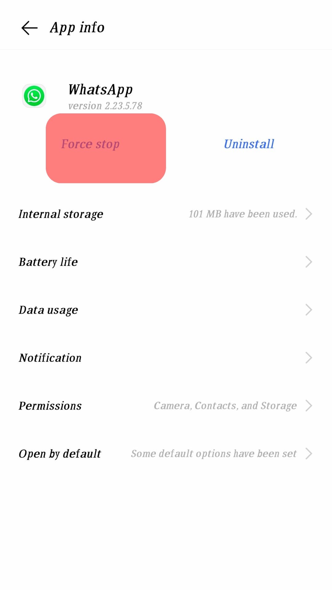 What Does Force Stop Do to WhatsApp? | ITGeared