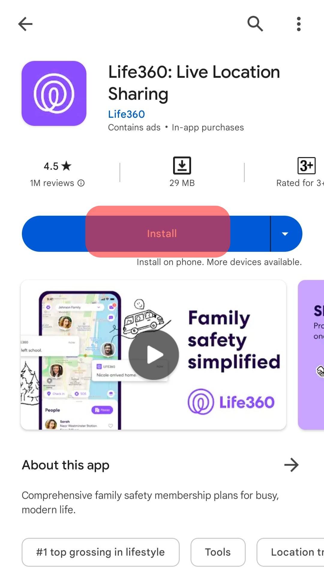 Get Life 360 At Google Play Store