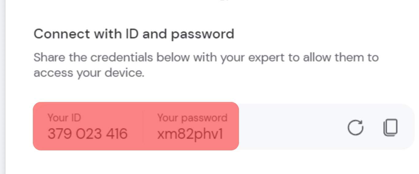 Get The Id And Password On Your Pc.