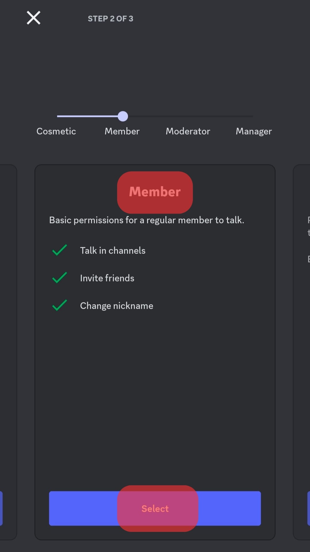 Give It The Member Permissions. 