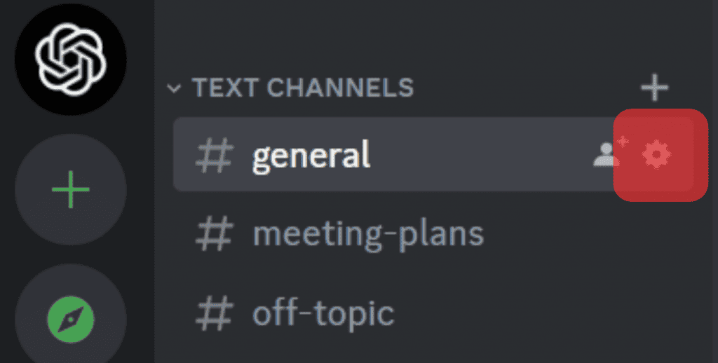 Go To Channel Settings