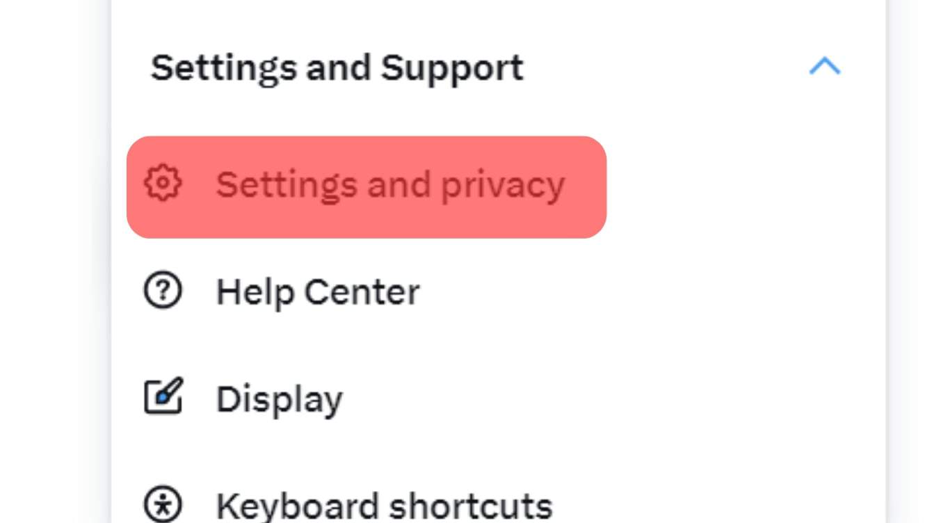 Go To Settings And Privacy Twitter