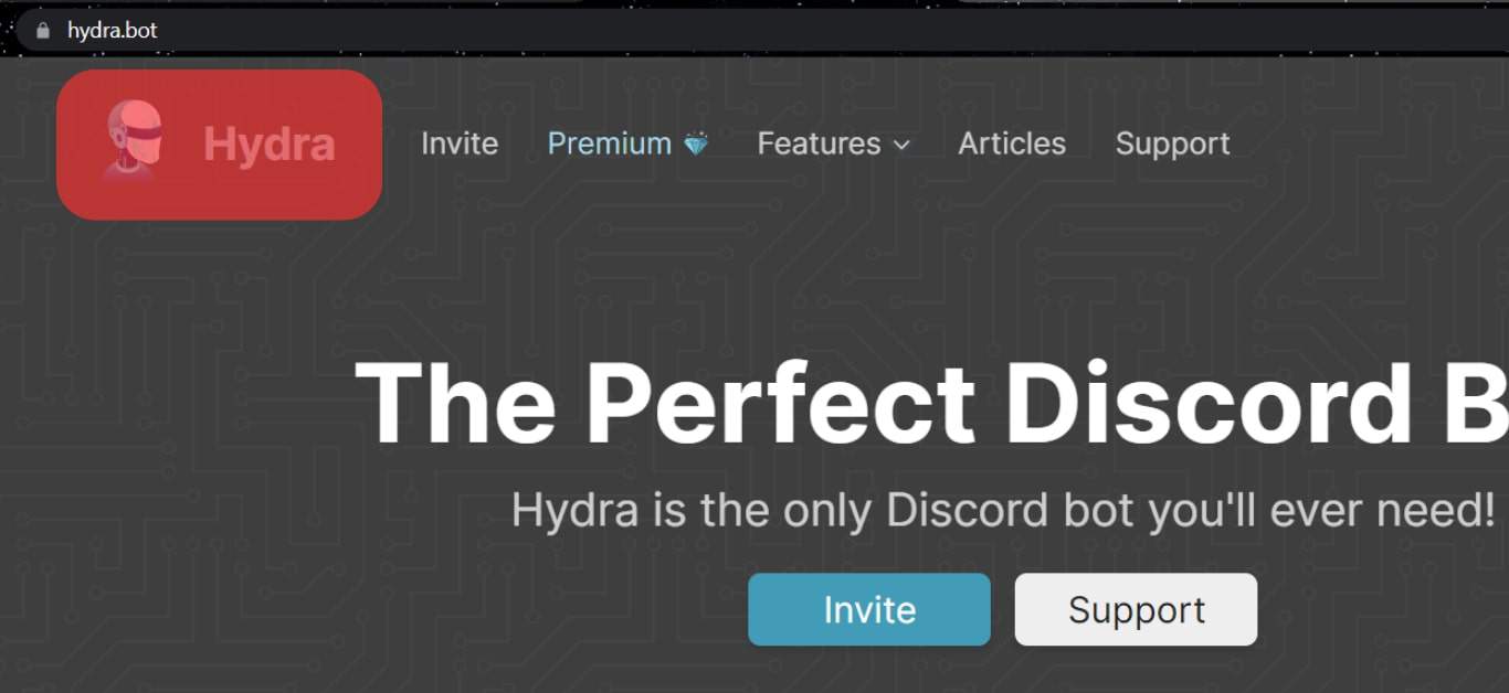 Go To The Hydra Website.