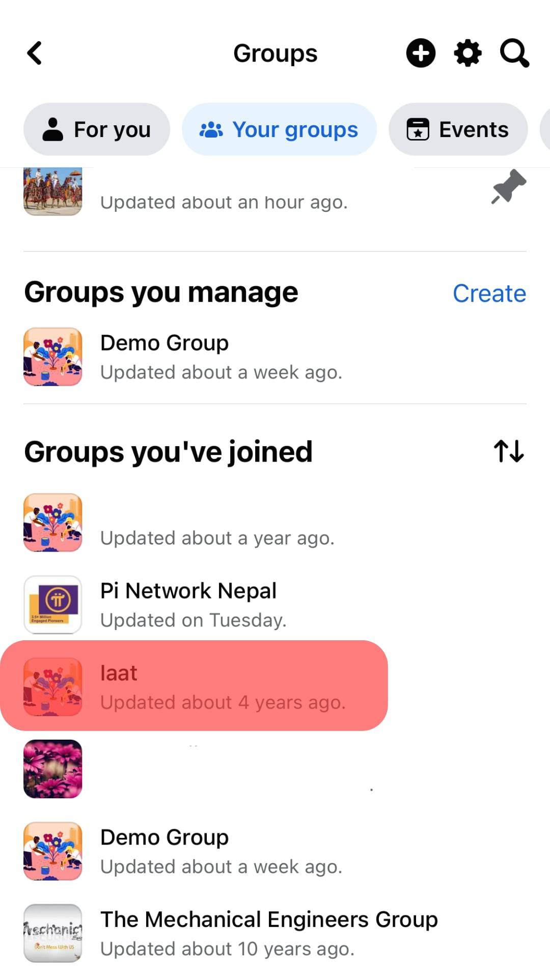 Go To The Group With Your Post
