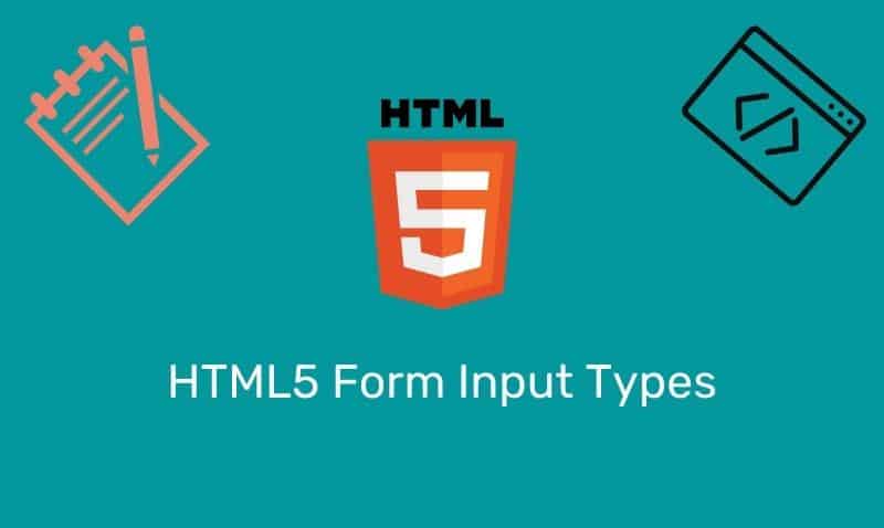 Html5 Form Input Types