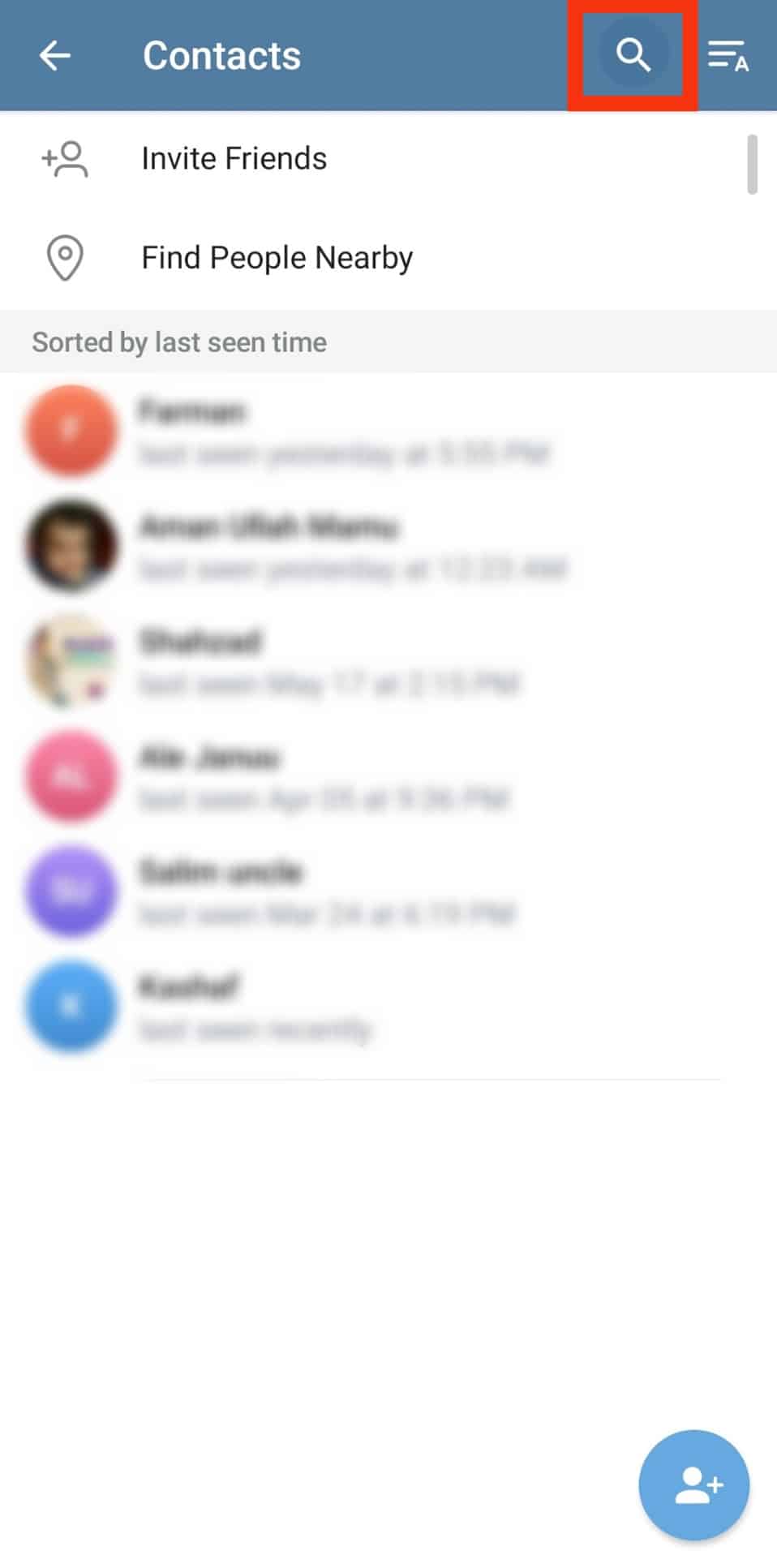 Hit The Search Icon