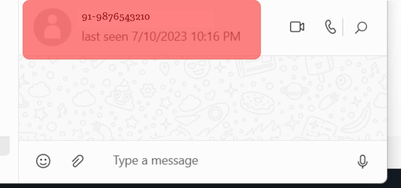 If The Number Is Registered In Whatsapp, The Chat Window Will Pop Up