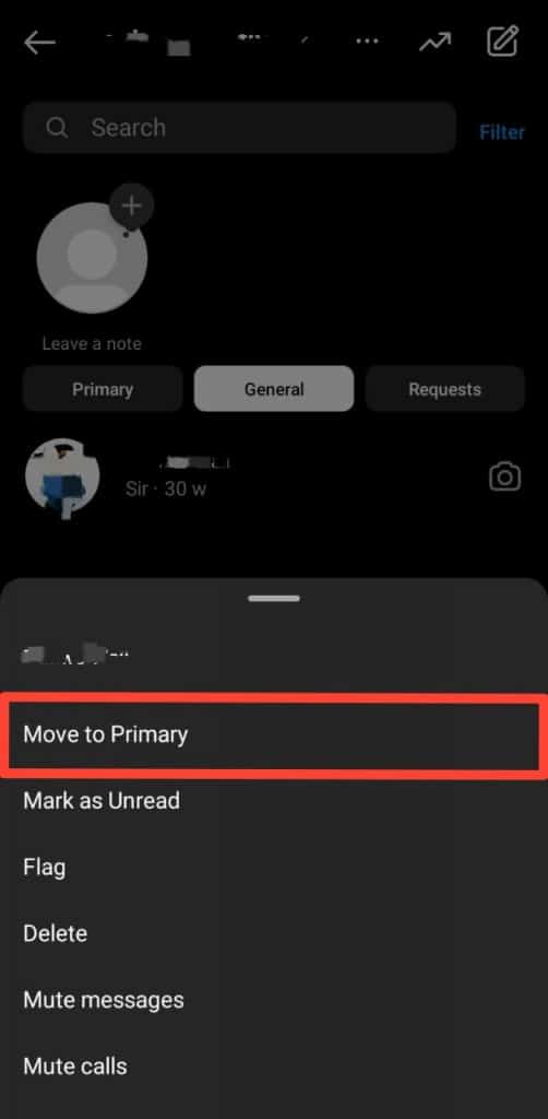 Instagram Chat Move To Primary In Creator Mode