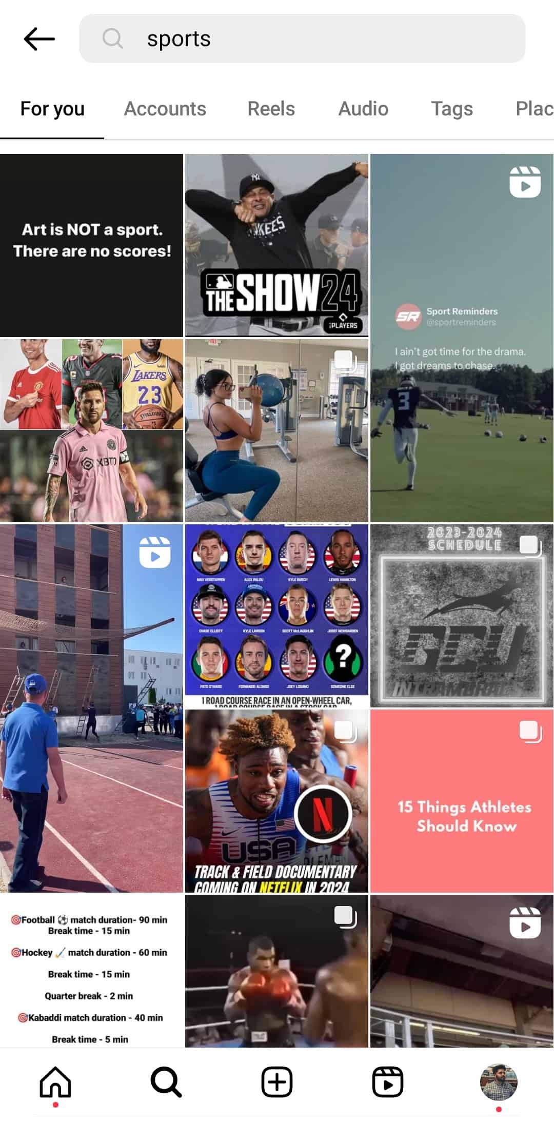 Instagram's Algorithm Immediately Brings In A List Of Results Related To Your Search Interest