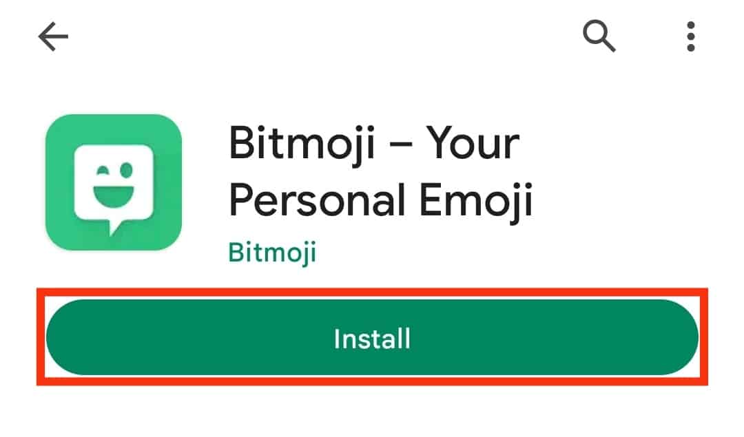 Install The Bitmoji App