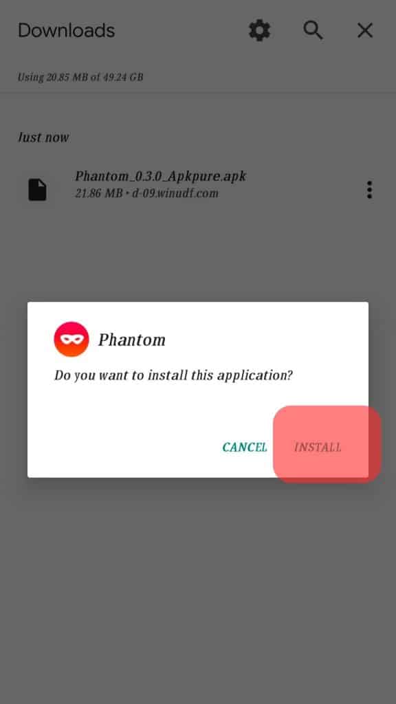 Install The Snapchat Phantom Apk