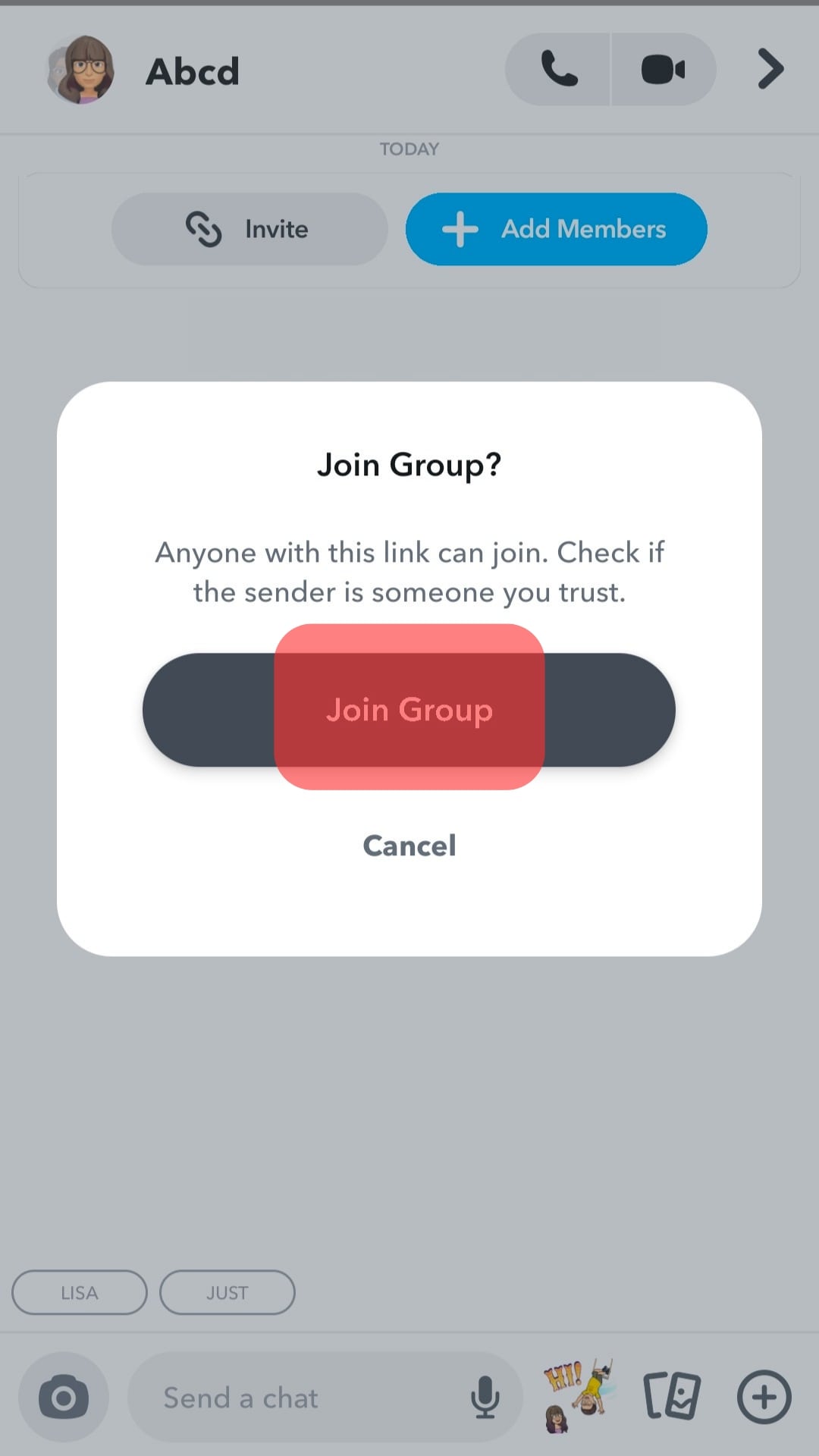 Join The Group.