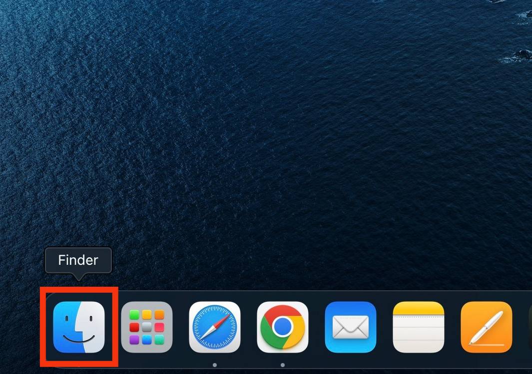Launch The Finder App