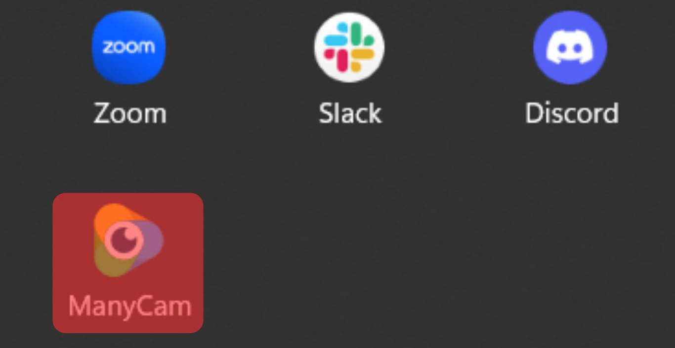 Launch The Manycam App On Your Pc.