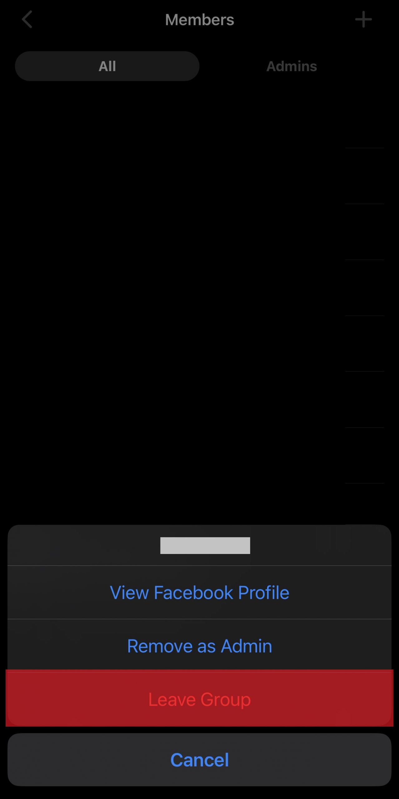 Leave Group Chat On Messenger
