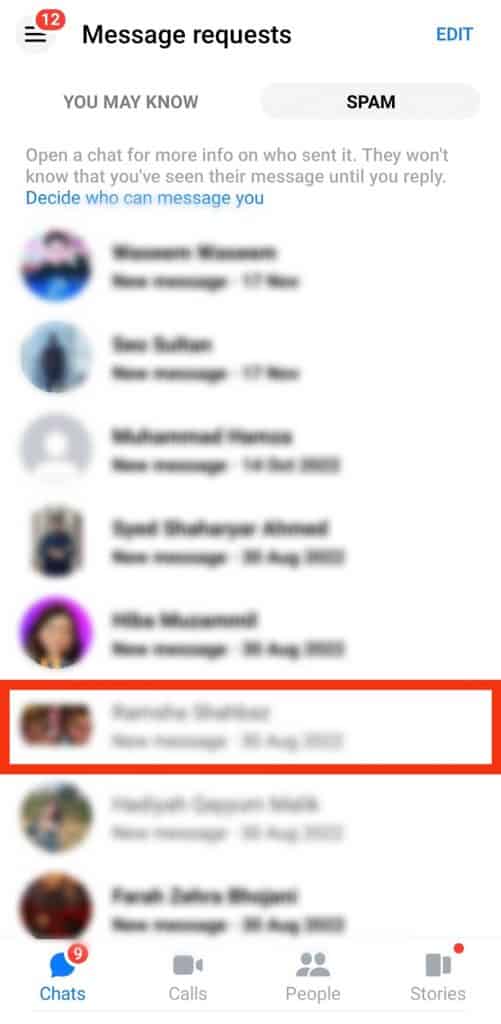 Ignore Message Screen How To Undo Ignore Messages on Messenger | ITGeared