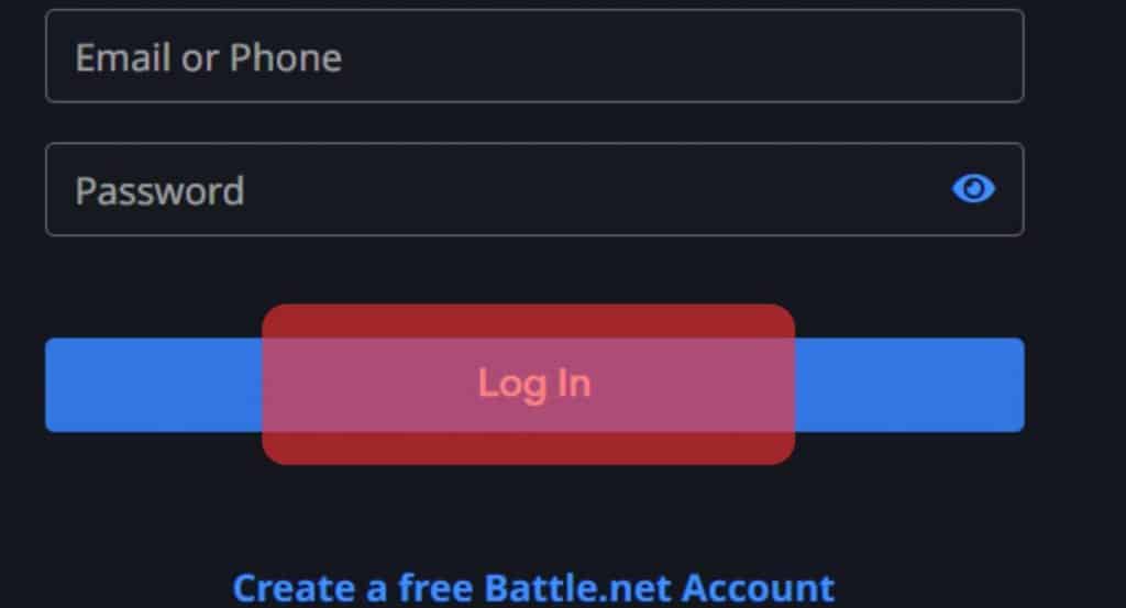 Log In To Battle.net