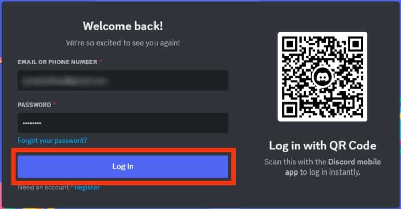 Log In To Your Discord