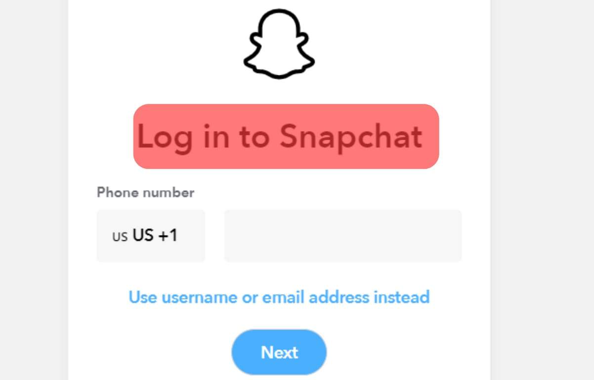 Log In Using The Phone Number