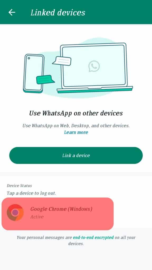 Logged In To Whatsapp Web On Pc