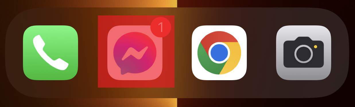 Messenger Icon On Iphone